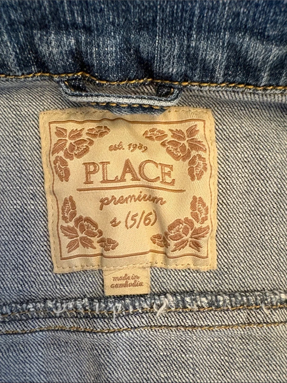 The Children's Place Dark Blue Denim Jacket
